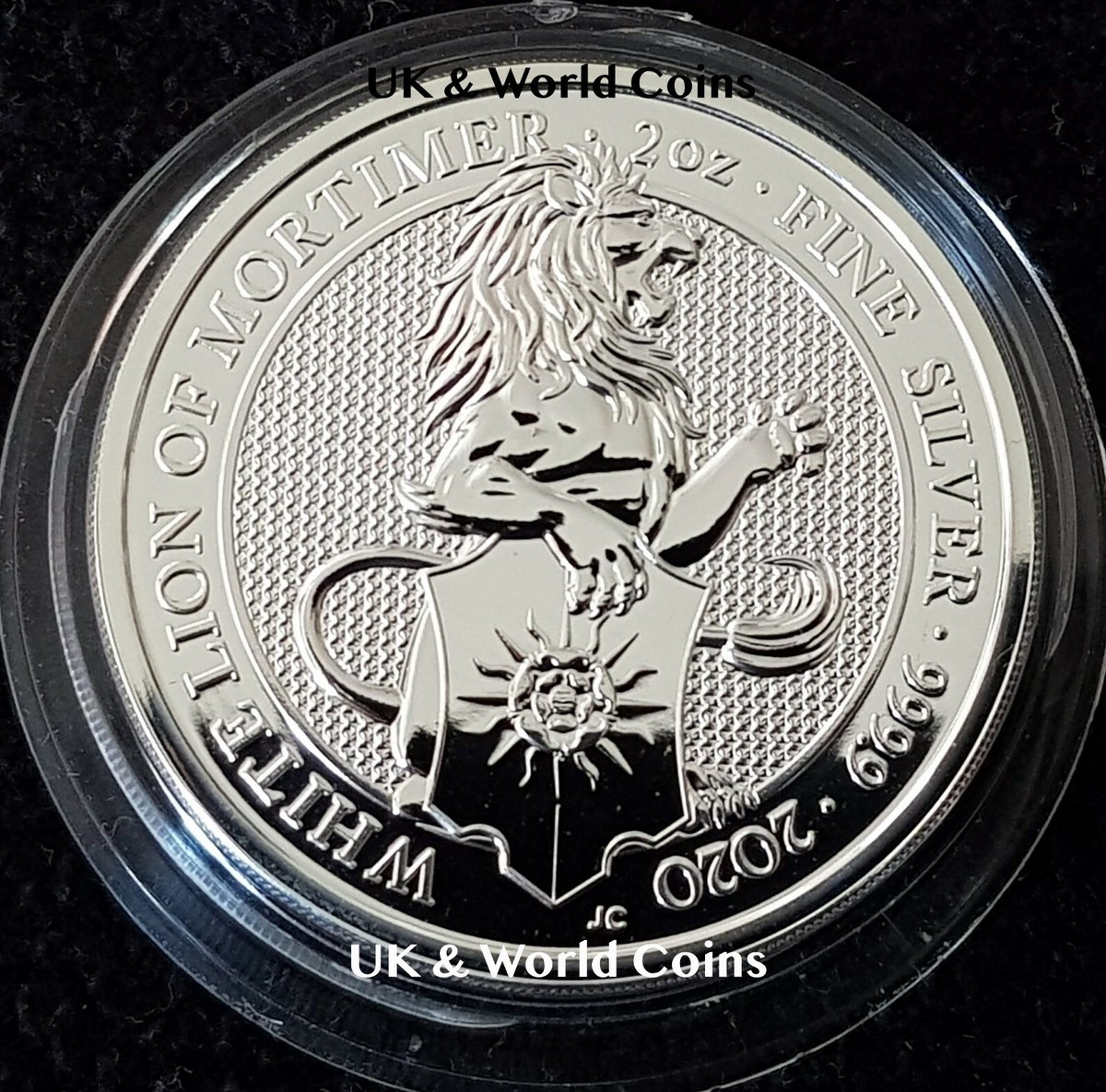 【英国銀貨】The Queen's Beasts グリフィン2oz ピエフォ銀貨 2021 Great Britain 2 oz Silver Queen's Beasts Collector Coin