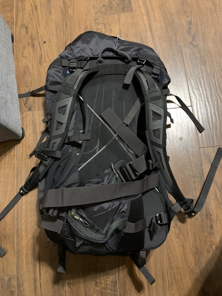 New Columbia Trail Elite™ 55L Backpack Day Trek Hike Pack. O/S Black