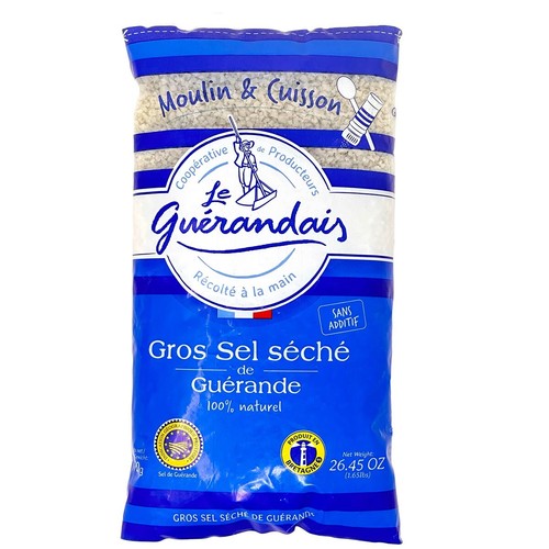 Grobes Meersalz Gros Sel de Guérande 750g - Natürliches Salzaroma aus der Bretag