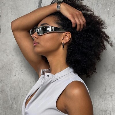 小物 Dior rimless square sunglasses silver Silver CD Diamond S11U Rectangular-Frame Rimless Silver-Tone