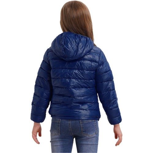 -Boys Girl Down Coat Winter Hoodie Ultra Lightweight Packable Jacket Outerwear - Picture 27 of 92