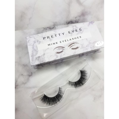 Falsche Wimpern 3D Nerz UK Pretty Eyes Neu A17