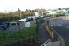 Photo 6x4 View from the top deck-21 Wigan A fleeting glance of the new &# c2007