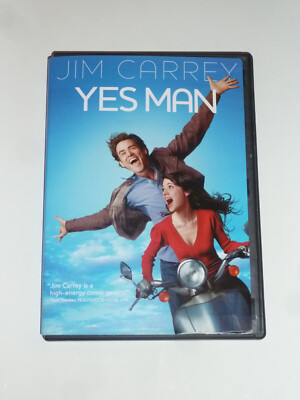 Yes Man DVD 2008 comedy movie Jim Carrey Zooey Deschanel Bradley Cooper!