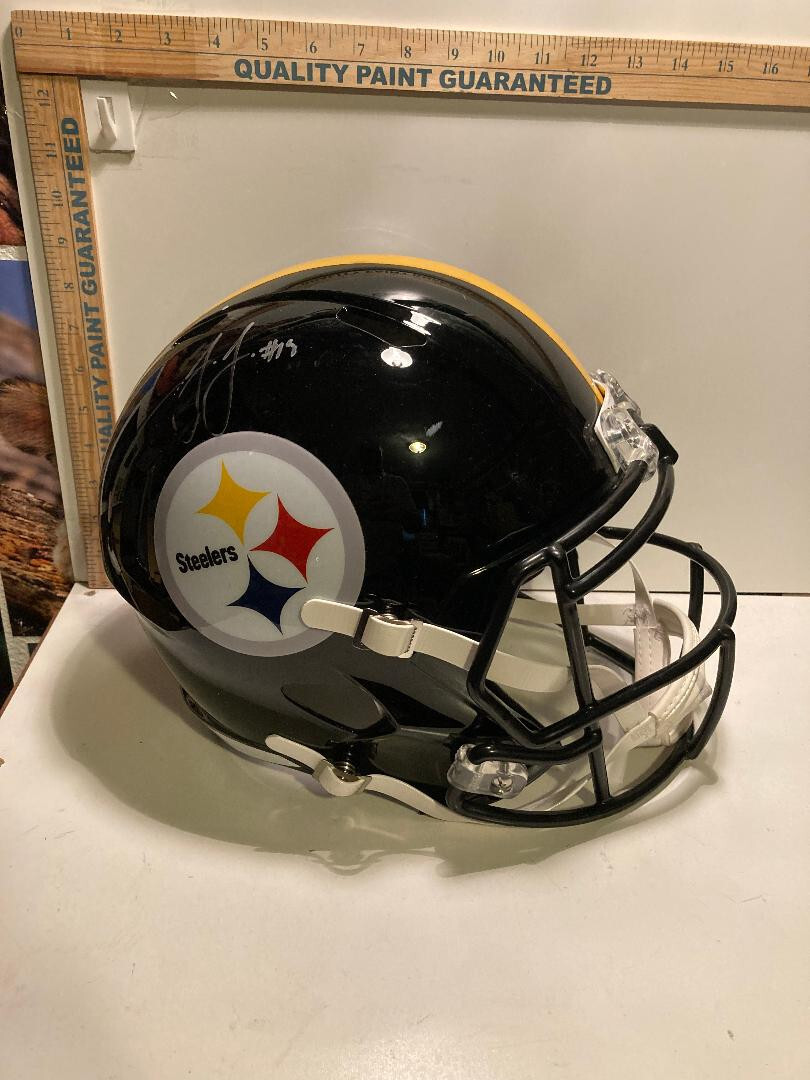 RARE NFL PITTSBURGH STEELERS JUJU SMITH-SCHUSTER SIGNED FULL SIZE