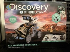 Discovery Kids Mindblown STEM 12-in-1 Solar Robot Creation 190-Piece Kit 2018