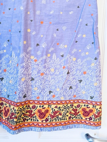 Vestito Adulto Disney Topolino Unlimited Taglia XL Vestito Cotone Lilla Vintage Disney - Foto 2 di 5