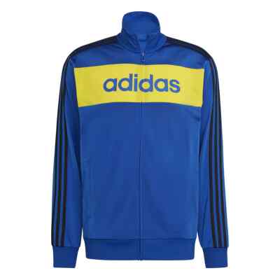 adidas Men's Essentials 3-Stripe Speed Tricot Jacket HT5065 | eBay