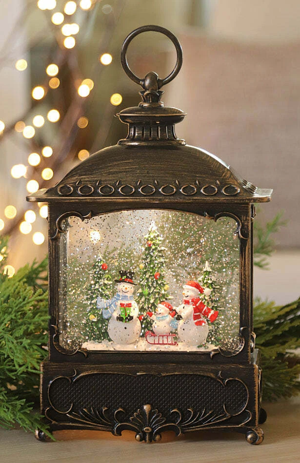 Battery snow globe deals