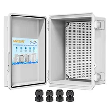 Waterproof Junction Box ABS Plastic Outdoor Electrical Box Weatherproof IP67 