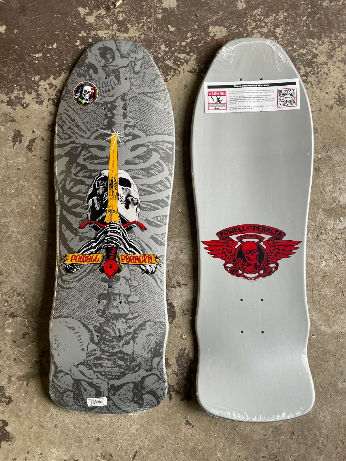 Old School Powell Peralta Skull & Sword Geegah Old School Reiss Skateboard Deck