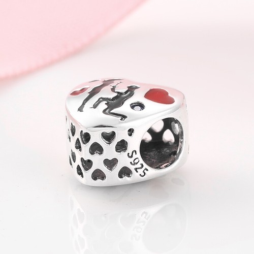 Charm Coppia Innamorati in argento 925 - Les Folies (Modello Pandora) - Foto 2 di 8