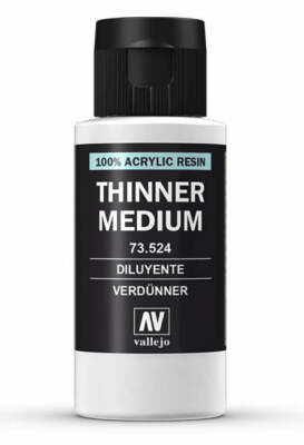 Vallejo 73.524 Thinner Medium 60ml Bottle