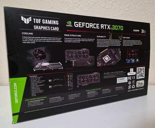 ASUS TUF Gaming nVidia RTX 3070 8GB GDDR6 Graphics Card - Black - Bild 5 von 17