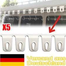 -IT Fiamma Thule Omnistor Tende da Sole Ganci Set 5 pz Bianco Appendino Sospeso per Camper