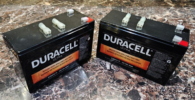 2 Pack of Duracell Ultra 12V 7Ah Sealed Lead Acid Replacement Battery