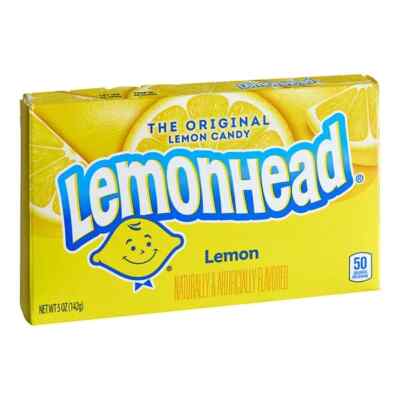 Lemonhead Original Lemon Candy 5 oz. Box - 12/Case