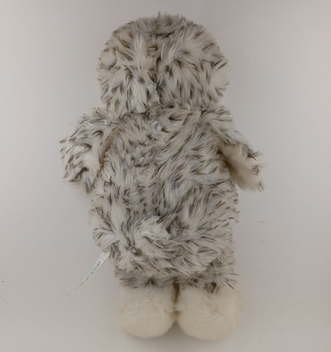 Peluche Build A Bear BAB Snowy Owl 15" blanco gris cabeza giratoria - Imagen 3 de 8