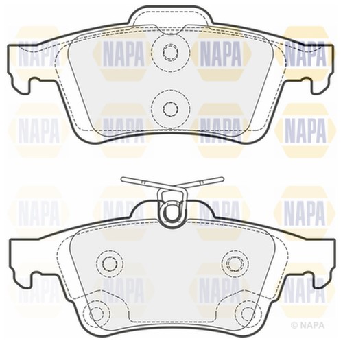For Ford Kuga MK2 2.0 TDCi 4x4 Genuine Napa Rear Brake Disc Pads Set eBay