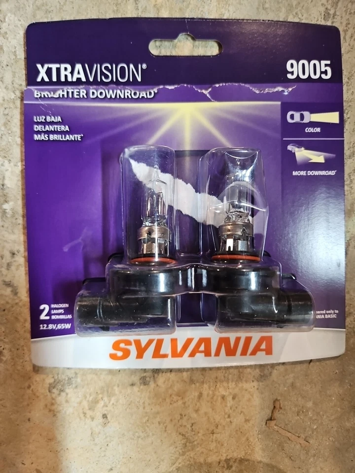 Sylvania - 9005 XtraVision - высокопроизводительная галогенная фара (2 лампы) - Изображение 2 из 4