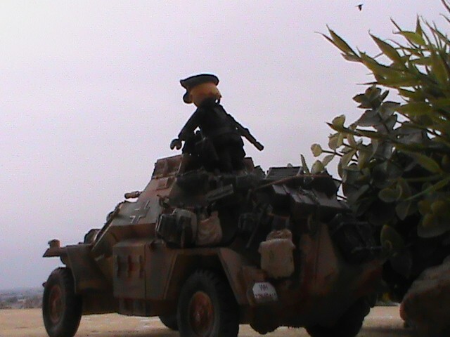 Figurine PLAYMOBIL Tank Sdk 222 Personnalisée - France 1944 - Collection Militaire - REF-001