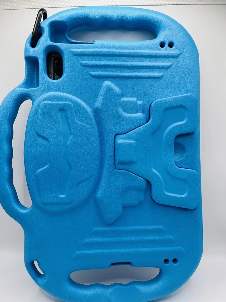 Capa iPad infantil – Capa de borracha azul compatível com 10,9" com alça de transporte - Imagem 3 de 4