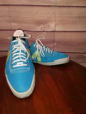 Womens 10 M PF Flyers Center Grounder Low Shoes Sneakers blue Canvas