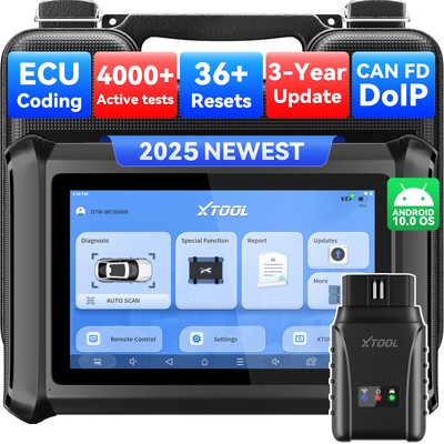XTOOL D7W auslesegerät kfz OBD2 Diagnosegerät ALLE System Scanner Aktive Tests