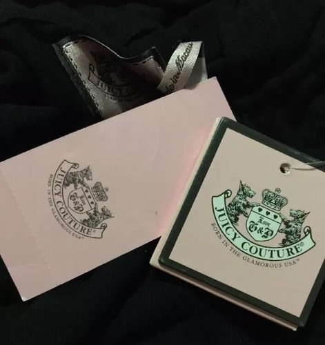 BNWT AUTHENTIC JUICY COUTURE DESIGNER WOMEN HOODIE PLAYSUIT SHORTS RRP$158❤️BLAC - Foto 9 di 12