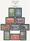 US 1934 National Parks Imperf Set, SC 756-765 zion crater lake yellowstone MNH*
