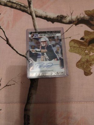 Bailey Zappe Leaf Pro Set Prospects Autograph and Numbered 5/5
