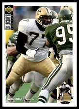 Willie Roaf 1994 Collector's Choice #257 Saints NFL READ FREE SHIP AutographDen