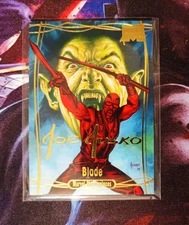 2015 skybox Marvel Masterpieces blade Gold Foil Signature Series #36 jusko