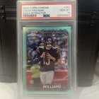 2024 Topps Chrome #202 Caleb Williams Rookie Aqua Refractor /199 PSA 10 Bears RC