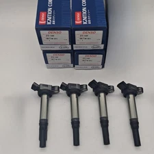 4Pcs Denso Ignition Coils 673-1309 90919-02255 For Lexus RAV4 Avalon Camry