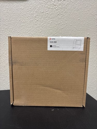 Poly CCX 500 Microsoft Teams Edition 5" Touchscreen VoIP Phone 2200-49720-019 - Picture 2 of 3