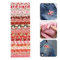 20 Pcs Stickerei Stoff Stoffe Zum NäHen Und Quilten Stoffquadrate