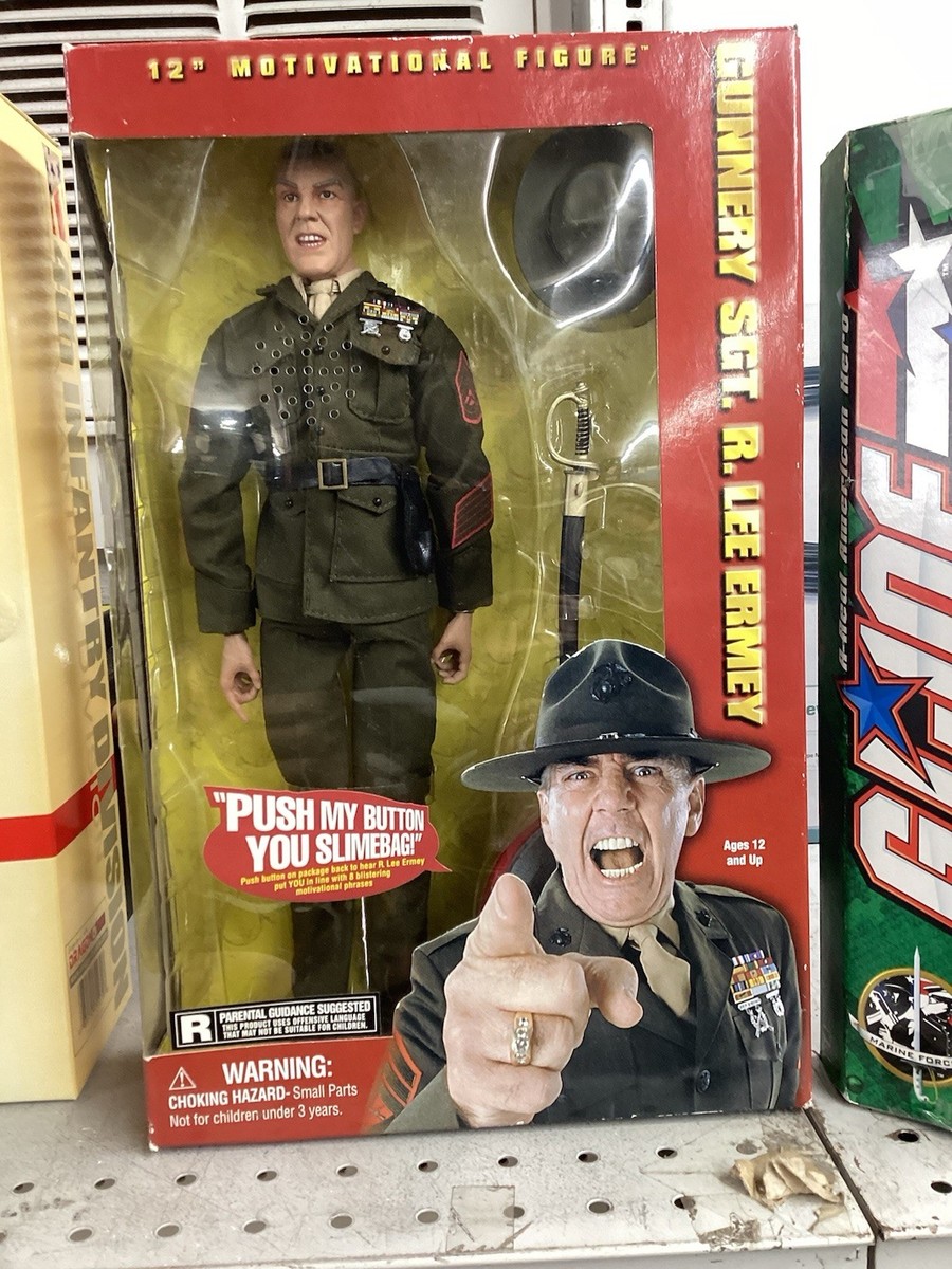 Lee Gunnery Sgt. R. Ermey Military Action Figure for sale