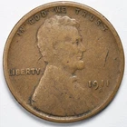 1911-S Lincoln Wheat Penny San Francisco Mint- Exact Shown!
