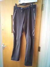 Montane Men's Walking Trousers Grey Zip Pockets Hiking Outdoors Size XL 35" 33"