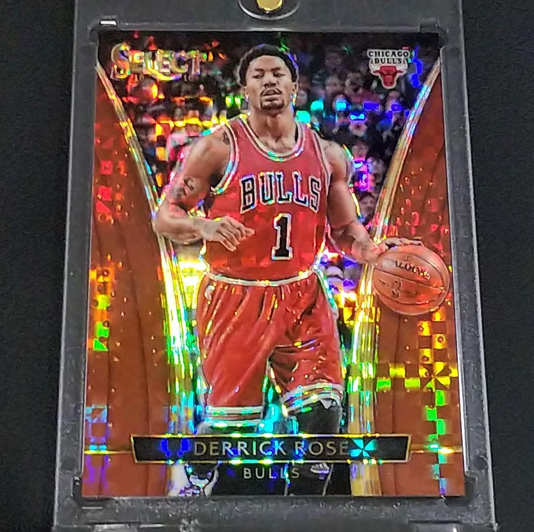 Derrick Rose 2015-16 Select Courtside Copper Prizm /49 Chicago Bulls NBA Rare