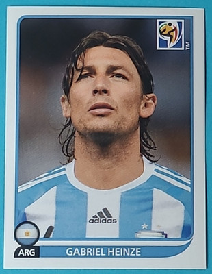 Panini World Cup 2010 WC 10 Sticker No. 110 Gabriel Heinze Argentina ARG
