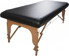 Massage Table Cover Protector Vinyl Leather Spa Bed Covers - Fits Beds 28-31" Wi