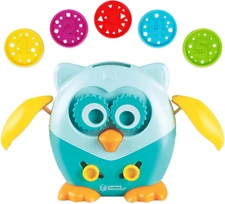 Hoot the Fine Motor Owl - 6 Pieces, Ages 18+ Months Toddler Learning Toys, Fine 