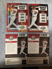 Mike Trout Angels 2022 Panini Chronicles CONTENDERS OPTIC CHECKED PRIZM +BASE #5