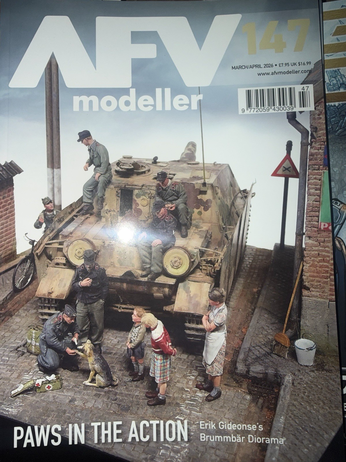 Meng AFV Modeller magazine March/April 2026 Brummbar Diorama