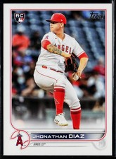 Jhonathan Diaz 2022 Topps #332 RC Los Angeles Angels