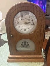 Vintage 1970's Glenlivet Scotch Mantle Clock 12 Year Single Malt Wooden
