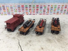 Lionel Postwar - Set  4  Freight Cars O Gauge / 027