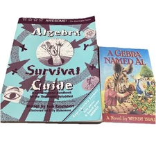 Algebra Survival Guide and A Gebra Named Al LOT of 2 books Homeschool Extra Help